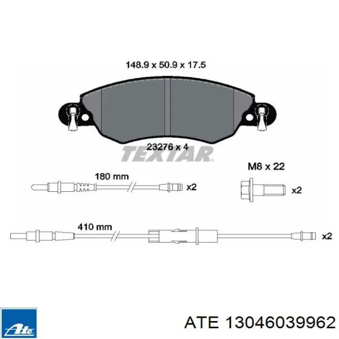 Pastillas de freno delanteras Citroen C3 1 FC