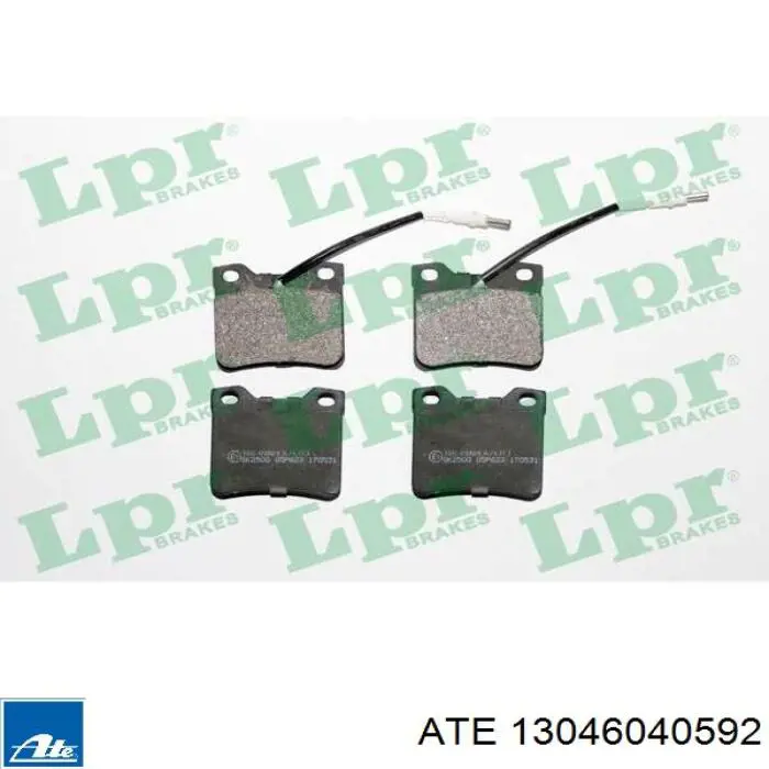 Pastillas de freno traseras Peugeot 406 8B