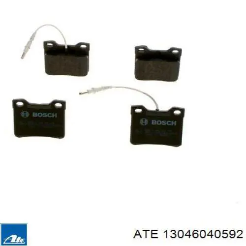 Pastillas de freno traseras Peugeot 406 8B