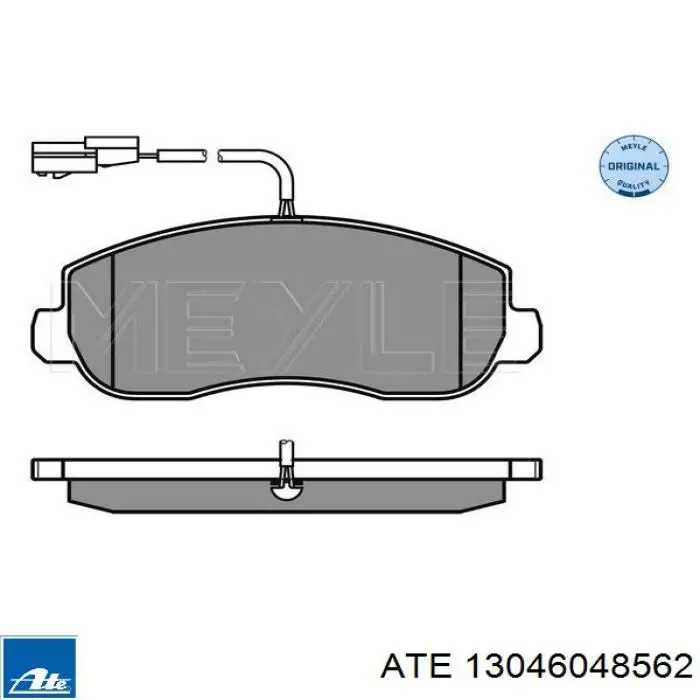 13.0460-4856.2 ATE pastillas de freno delanteras