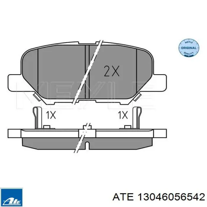 Pastillas de freno traseras Mazda 6 GJ, GL