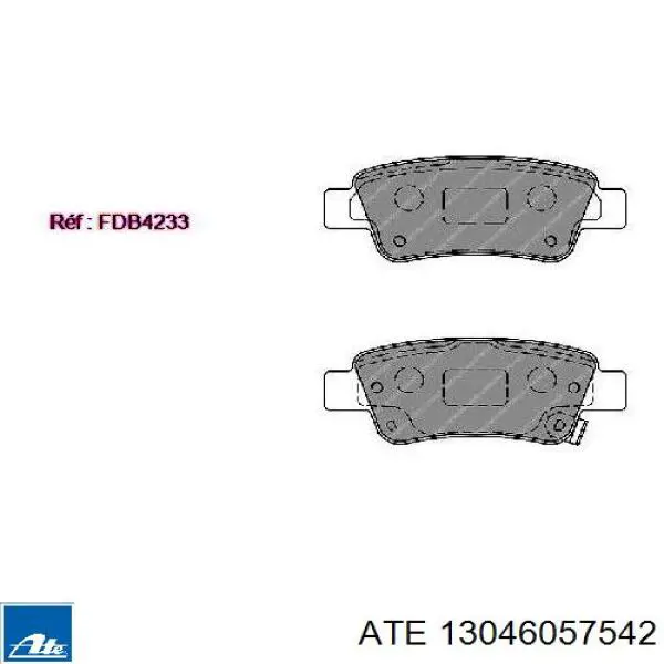 Comprar 13046057542 ATE Pastillas de freno traseras