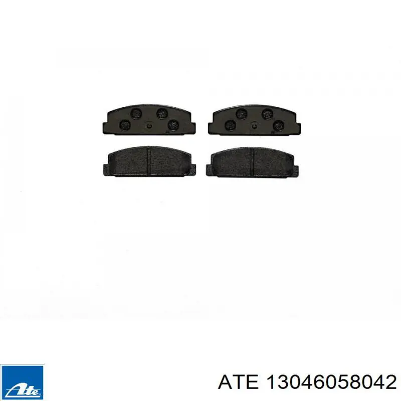 Pastillas de freno traseras 13046058042 ATE