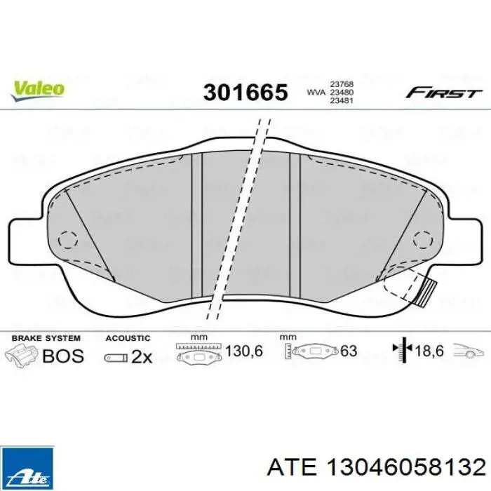 Pastillas de freno delanteras Toyota Corolla R10