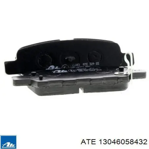 Pastillas traseras ATE 13046058432