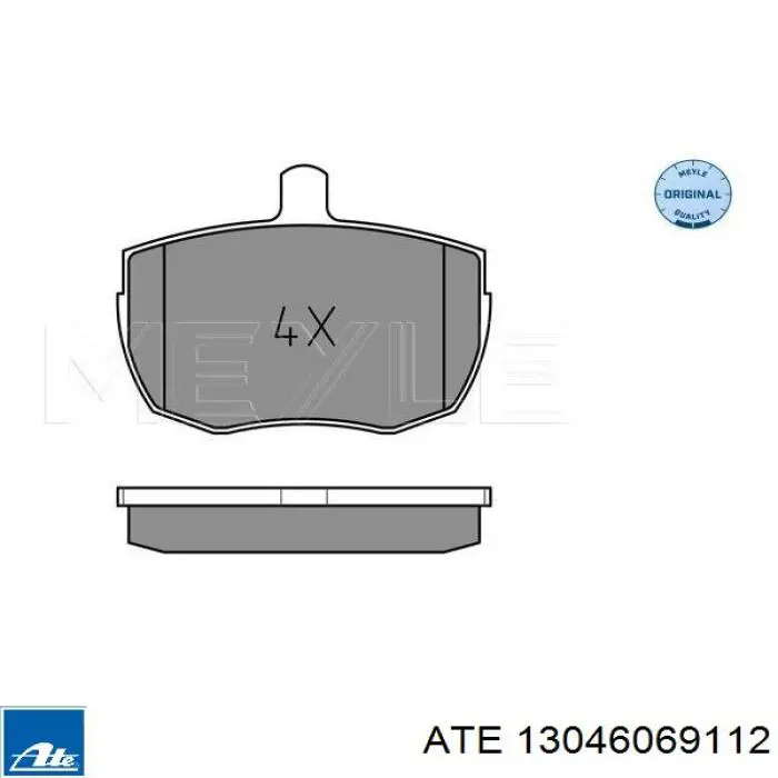 13046069112 ATE pastillas de freno delanteras