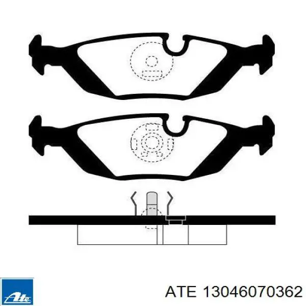 Pastillas de freno traseras BMW 5 E28