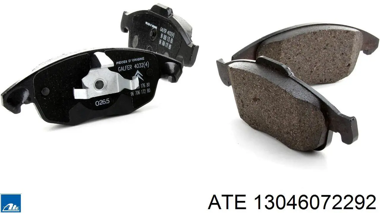 Pastillas de freno delanteras Citroen C4 UA