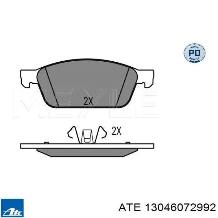 Pastillas de freno delanteras Ford Focus 3 CB8