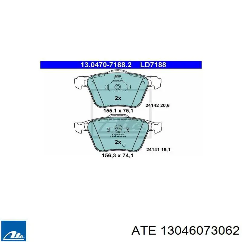 Pastillas de freno delanteras BMW 3 E90