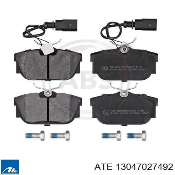 Pastillas de freno traseras Volkswagen Tiguan 1 5N1, 5N2