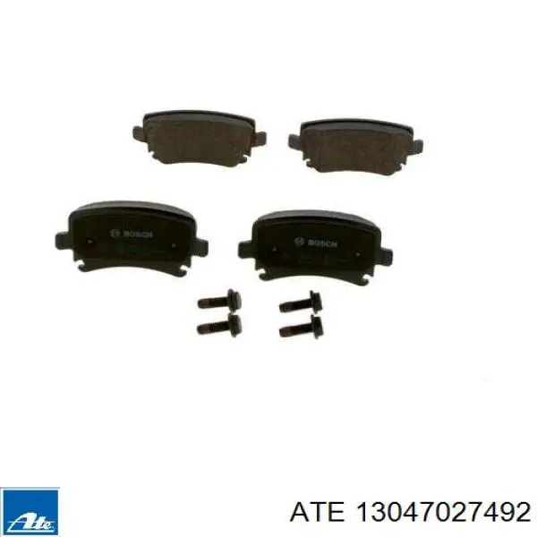 Pastillas de freno traseras Volkswagen Tiguan 1 5N1, 5N2