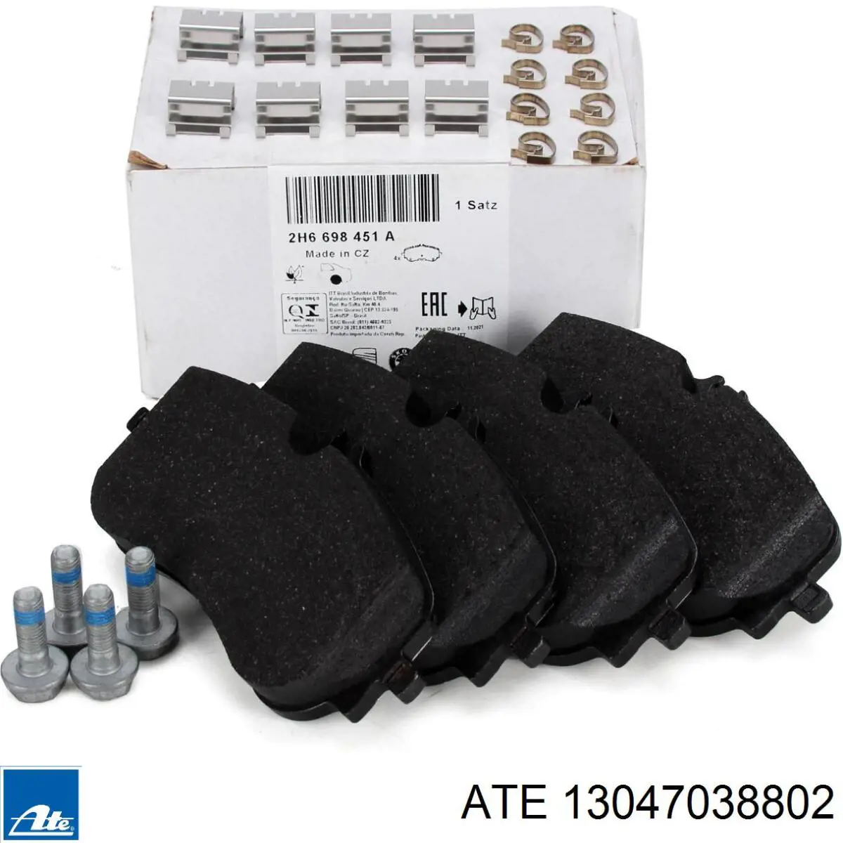 BBP2698 Borg&beck Pastillas freno traseras