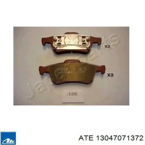 Pastillas de freno traseras Renault Espace 4 JK0