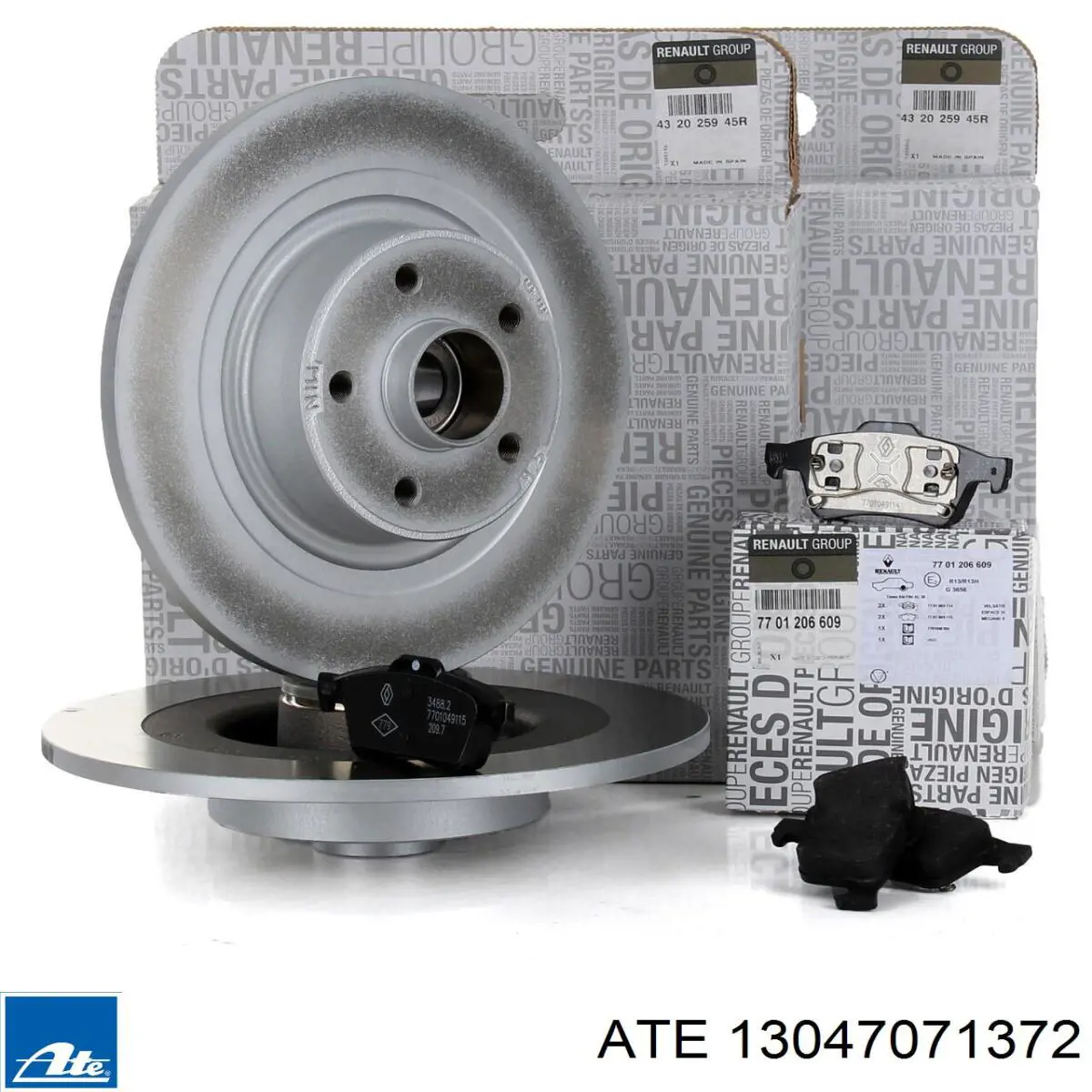 Pastillas de freno traseras Renault Espace 4 JK0