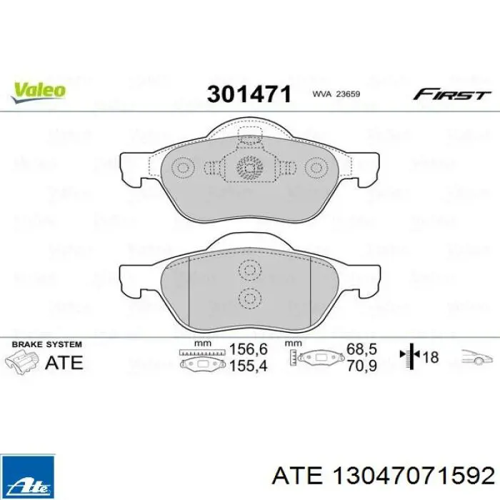 Pastillas de freno delanteras Renault Espace 4 JK0
