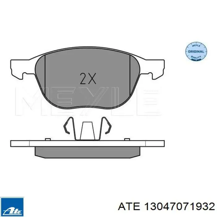 13047071932 ATE pastillas de freno delanteras