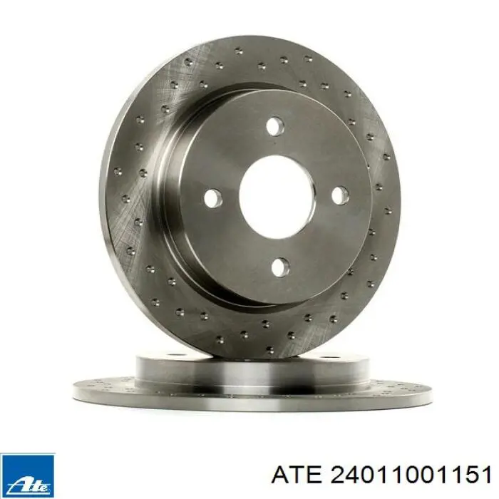 Disco de freno trasero Ford Sierra 1 GBC