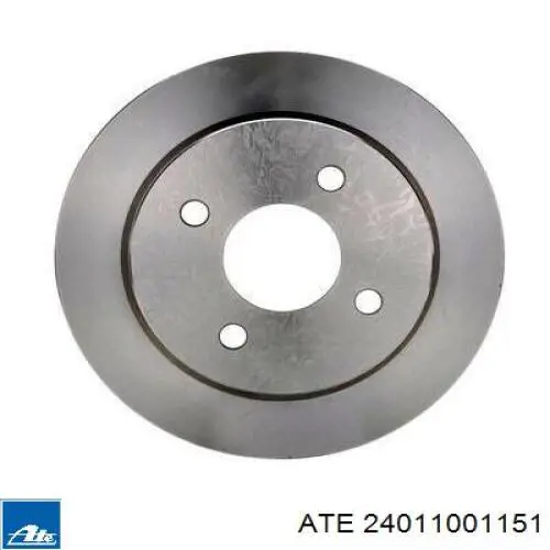 Disco de freno trasero Ford Sierra 1 GBC