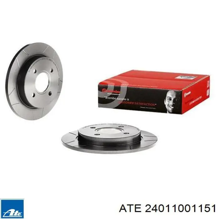 Disco de freno trasero Ford Sierra 1 GBC