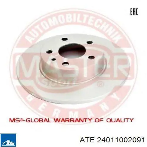 Disco de freno trasero Alfa Romeo 147 937