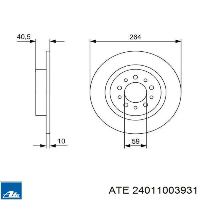 Frenos traseros ABS 18391