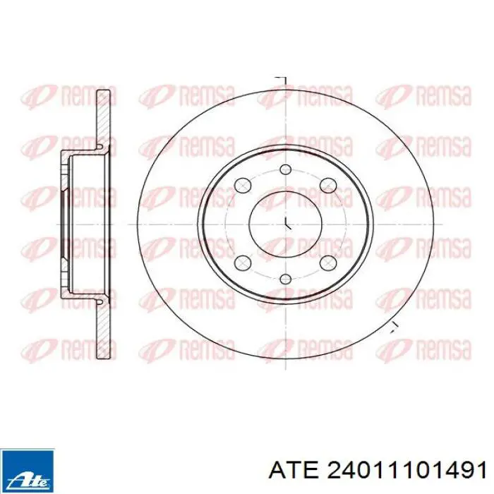 Disco de freno trasero Alfa Romeo 146 930