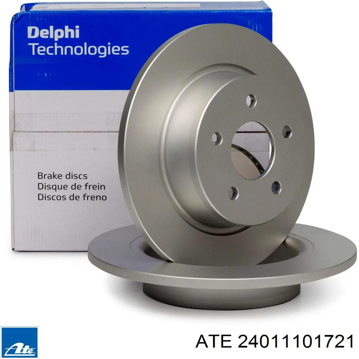 Disco de freno trasero ATE 24011101721 precio, desde 40,69 EUR