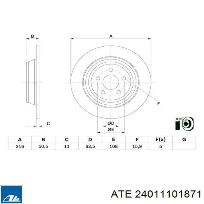 Frenos traseros Blue Print ADF124375