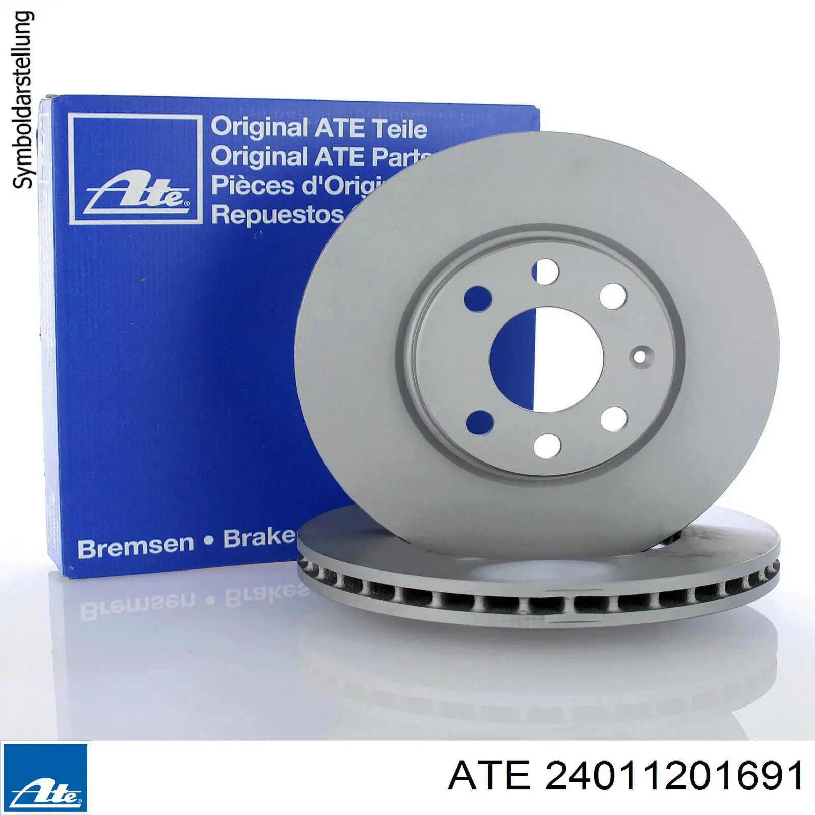 Disco de freno trasero ATE 24011201691 precio, desde 32,09 EUR