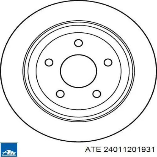 Disco de freno trasero DP902C Japan Parts