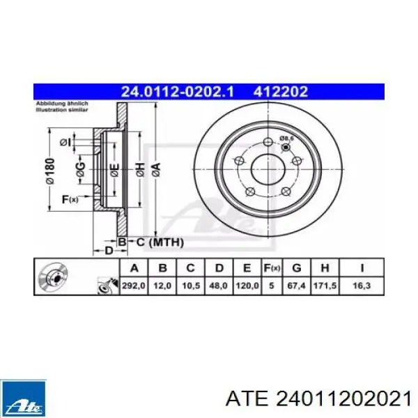 Disco de freno trasero Japan Parts DPW09C precio, desde 28,78 EUR