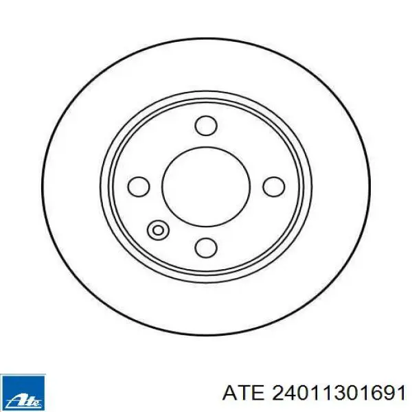 24011301691 ATE freno de disco delantero