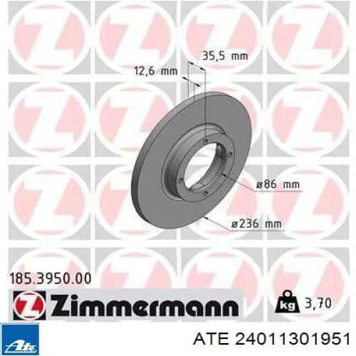 Freno de disco delantero Chevrolet Spark (Matiz) M200, M250