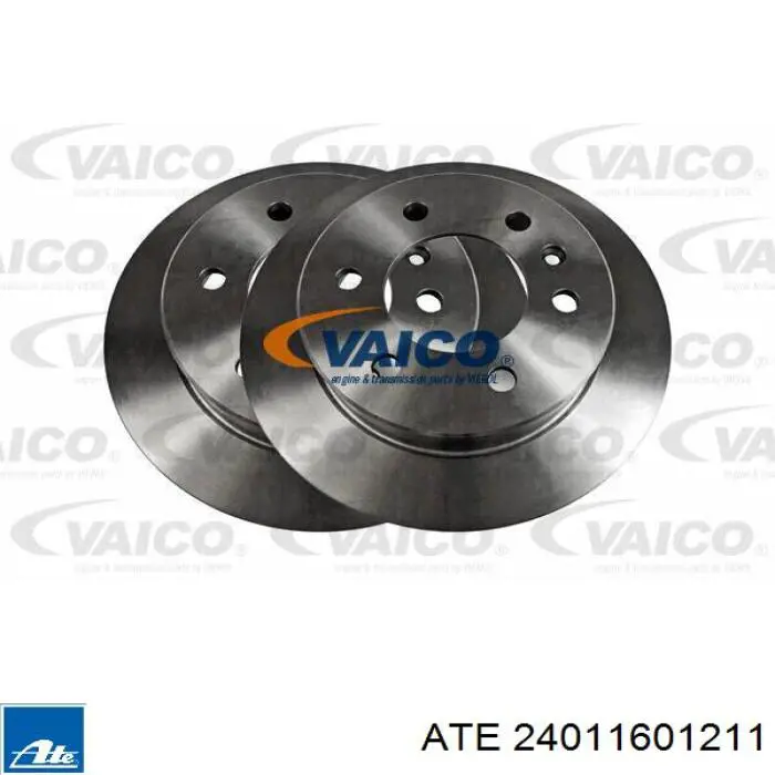 Disco de freno trasero ATE 24011601211 precio, desde 46,85 EUR