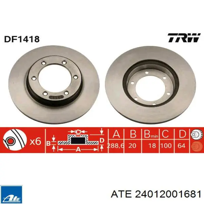 Comprar DI271C Japan Parts Freno de disco delantero
