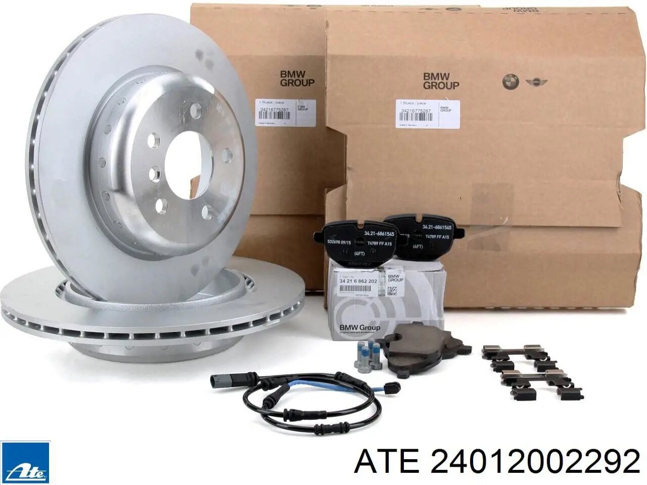 Disco de freno trasero ATE 24012002292 precio, desde 89,62 EUR