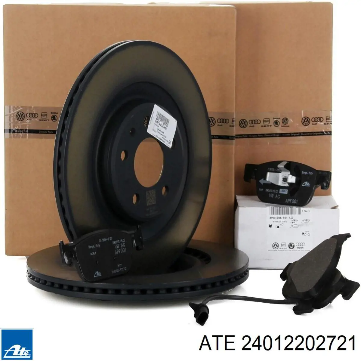 Disco de freno trasero ATE 24012202721 precio, desde 53,95 EUR