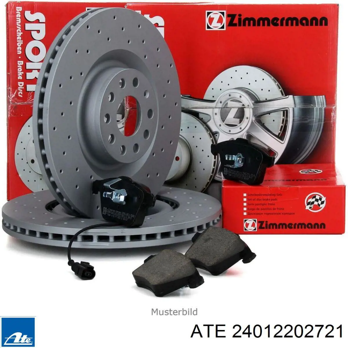 Comprar 24012202721 ATE Disco de freno trasero