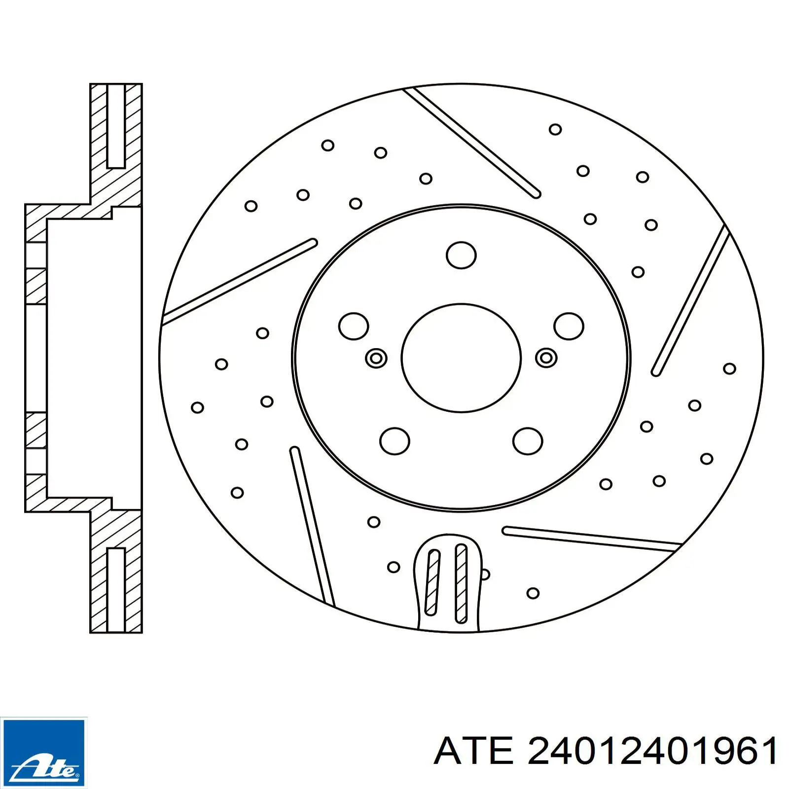 Freno de disco delantero Subaru Impreza 1 GC
