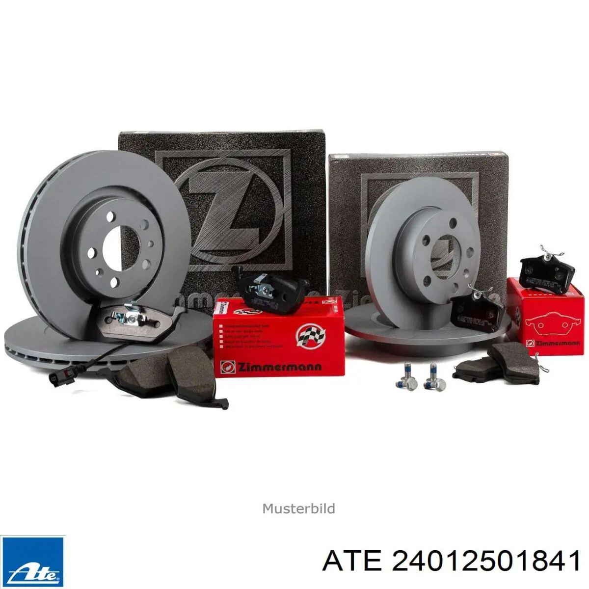 Disco de freno delantero ATE 24012501841