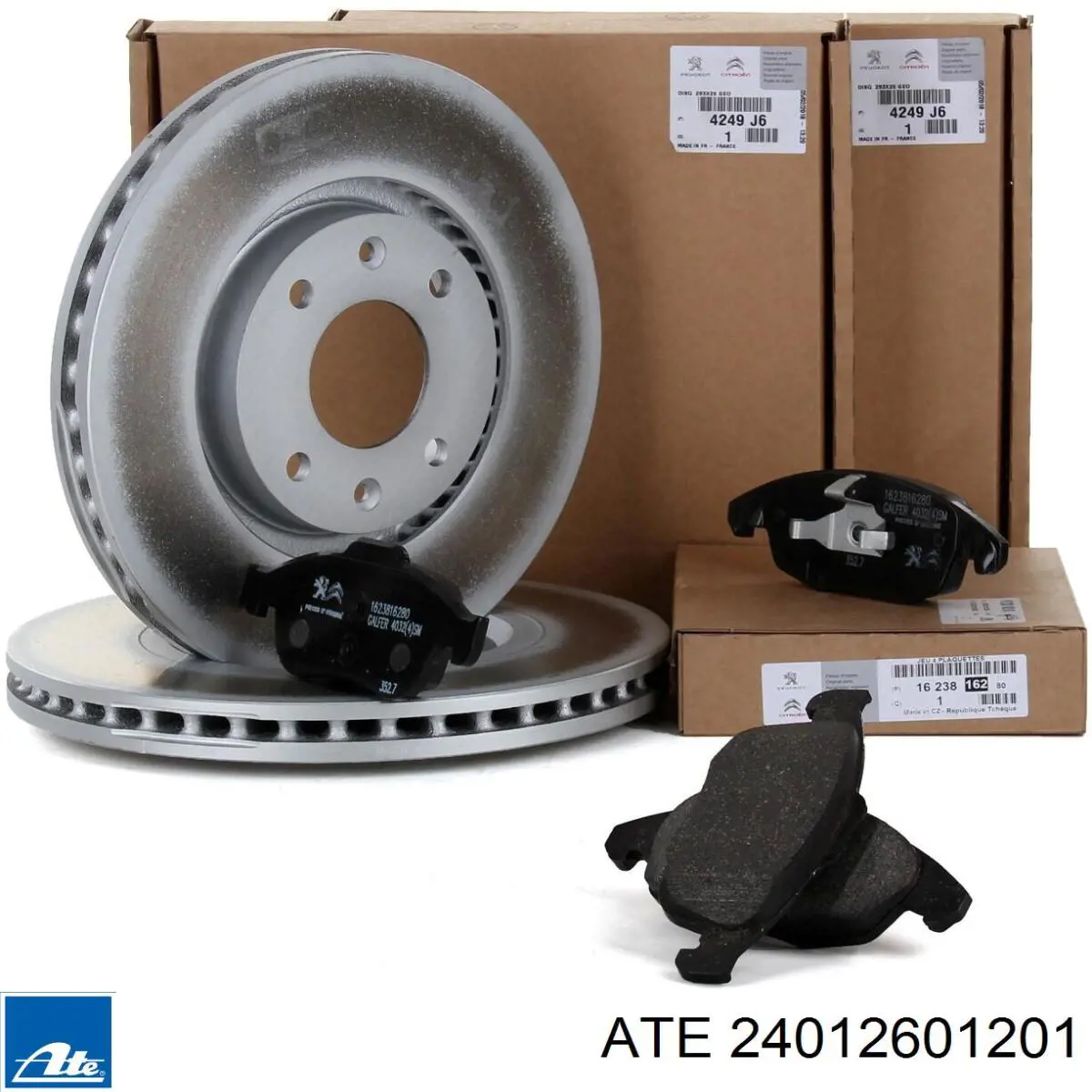 Freno de disco delantero Citroen C4 UD