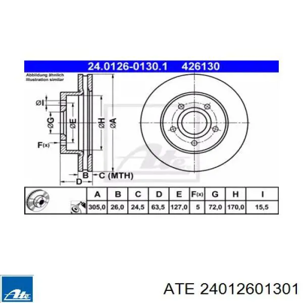 Freno de disco delantero Jeep Cherokee 2 XJ