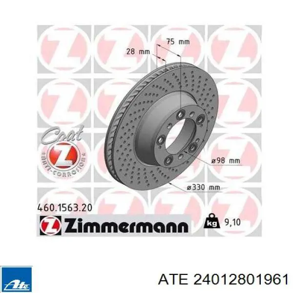 Comprar 44061 Febi Disco de freno trasero