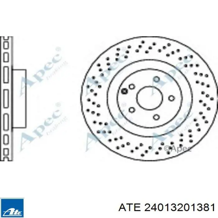 Comprar 24013201381 ATE Freno de disco delantero