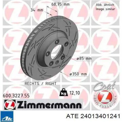 Comprar 24013401241 ATE Freno de disco delantero