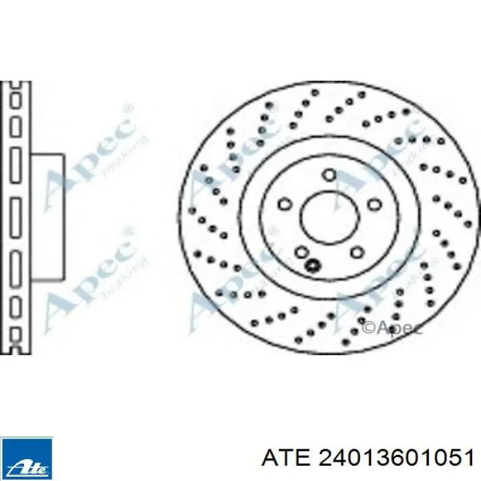 Disco de freno A2204211912 Mercedes