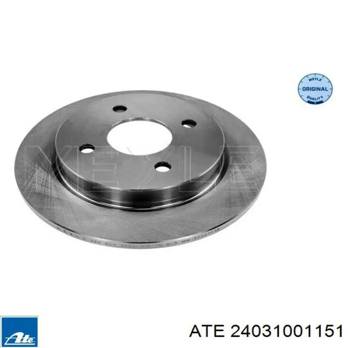 Disco de freno trasero Ford Sierra 1 GBC