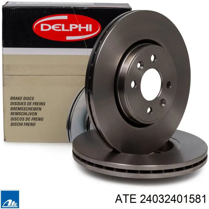 Frenos delanteros ATE 24032401581 precio, desde 38,30 EUR