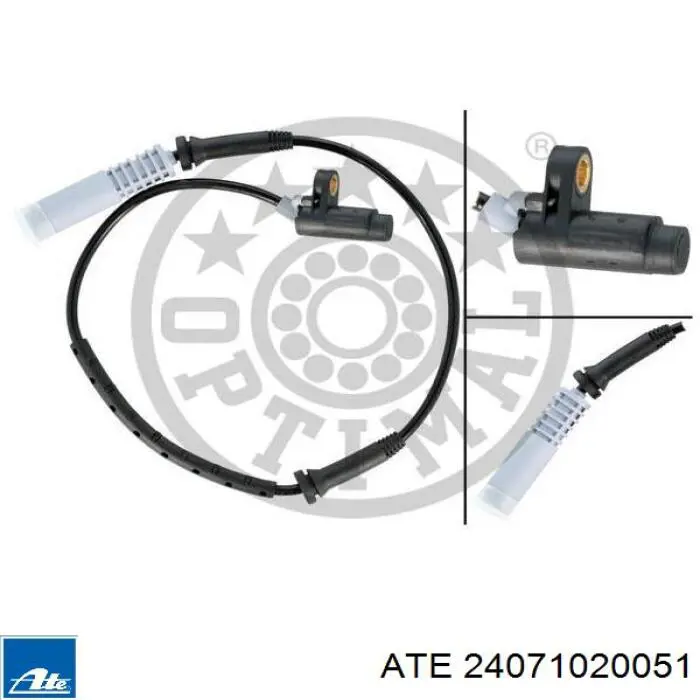 24.0710-2005.1 ATE sensor abs delantero